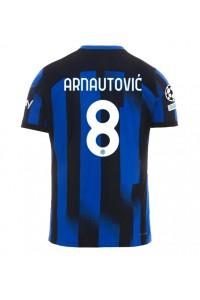 Fotbalové Dres Inter Milan Marko Arnautovic #8 Domácí Oblečení 2023-24 Krátký Rukáv